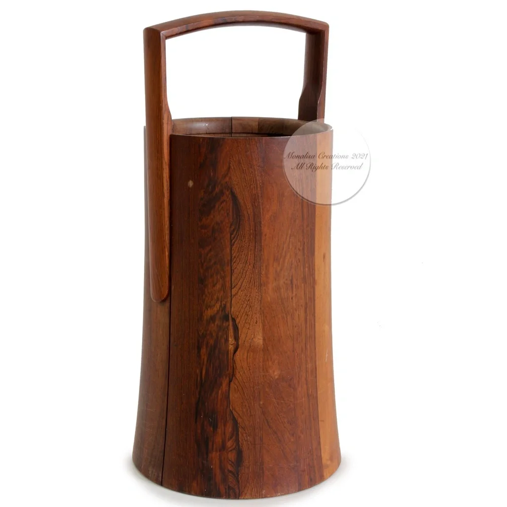 Dansk Palisander Ice Bucket Jens Quistgaard Staved Teak Rare MCM Vintage Modern